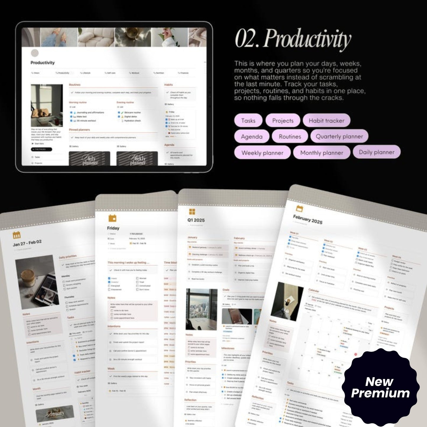 Ultimate Notion Life Planner Template | Aesthetic Second Brain Dashboard | 2025 Digital Life Planner