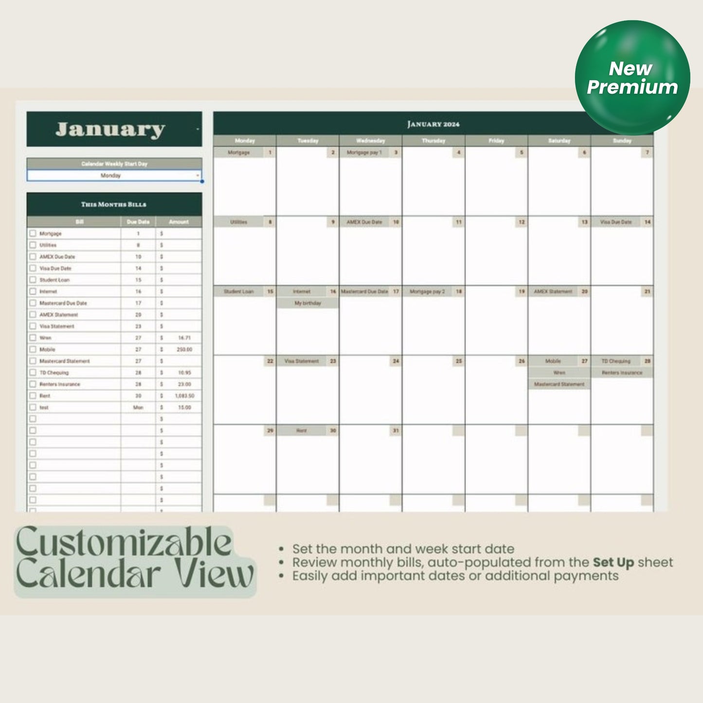 Annual Budget & Goal Tracker for Credit Card Users – Google Sheets Template with How-To Video
