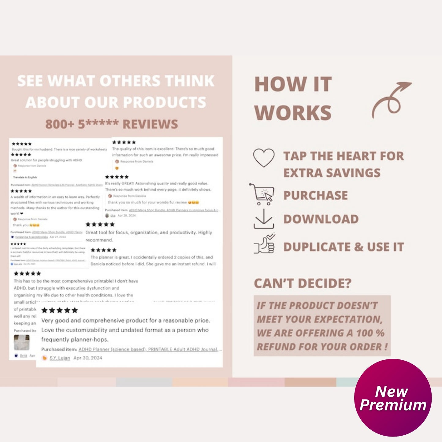 ADHD Notion Template Life Planner – Aesthetic Digital Planner to Improve Focus & Productivity