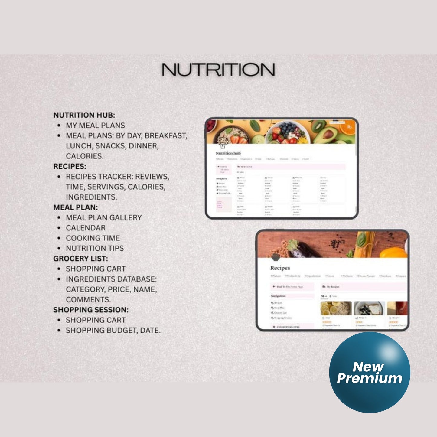 Ultimate Notion Life Planner | All-In-One Aesthetic Notion Template | Light Mode | Student, Wellness, Goals, Finance & More