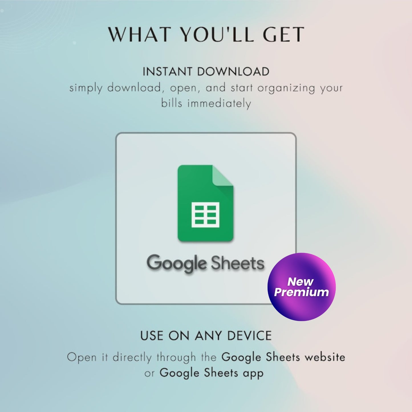 Bill Tracker Spreadsheet | Google Sheets Bill Calendar | Smart Monthly Bill Payment Planner | Digital Financial Organizer