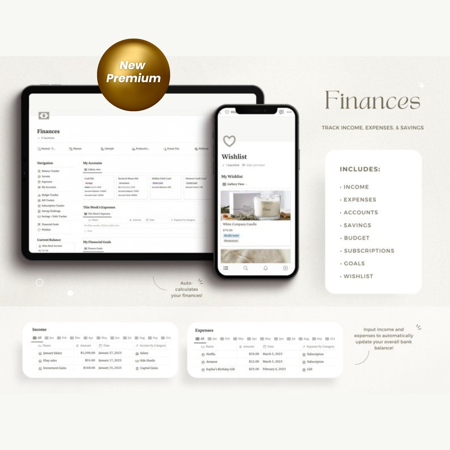 Ultimate Notion Life Planner | 2024 Notion Dashboard | Aesthetic All-in-One Notion Template | ADHD-Friendly Notion Budget & Calendar