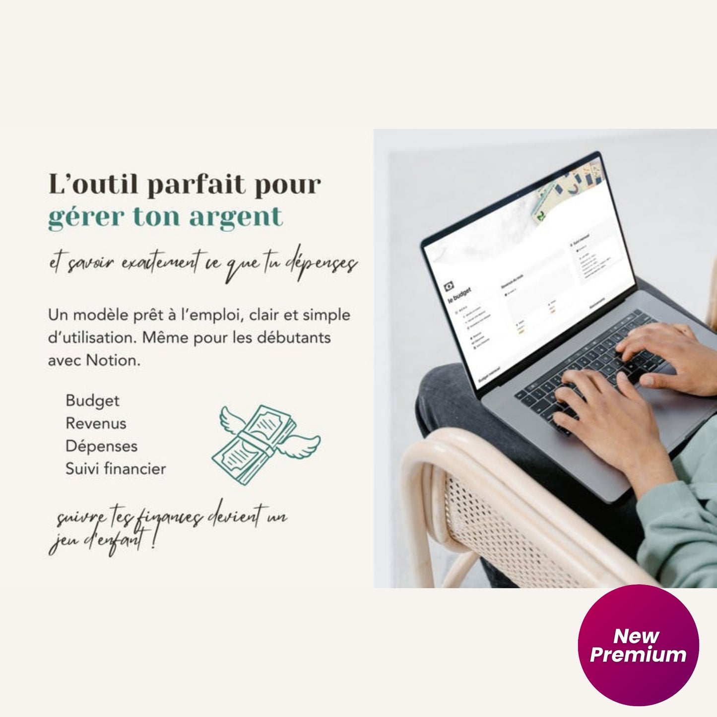 Le Budget – French Notion Budget Template | Track Personal Finances, Income, Expenses & Savings
