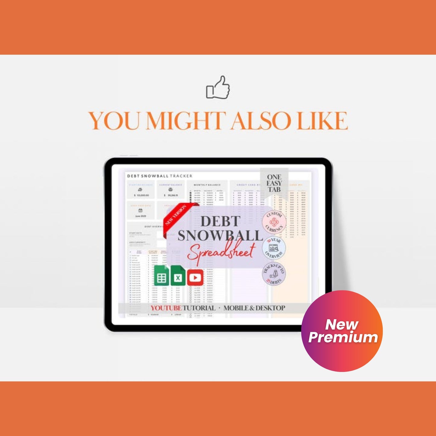 Paycheck Budget Tracker Google Sheets & Excel | Weekly Paycheck Planner | Income & Expense Tracker | Bill Calendar | Debt Tracker