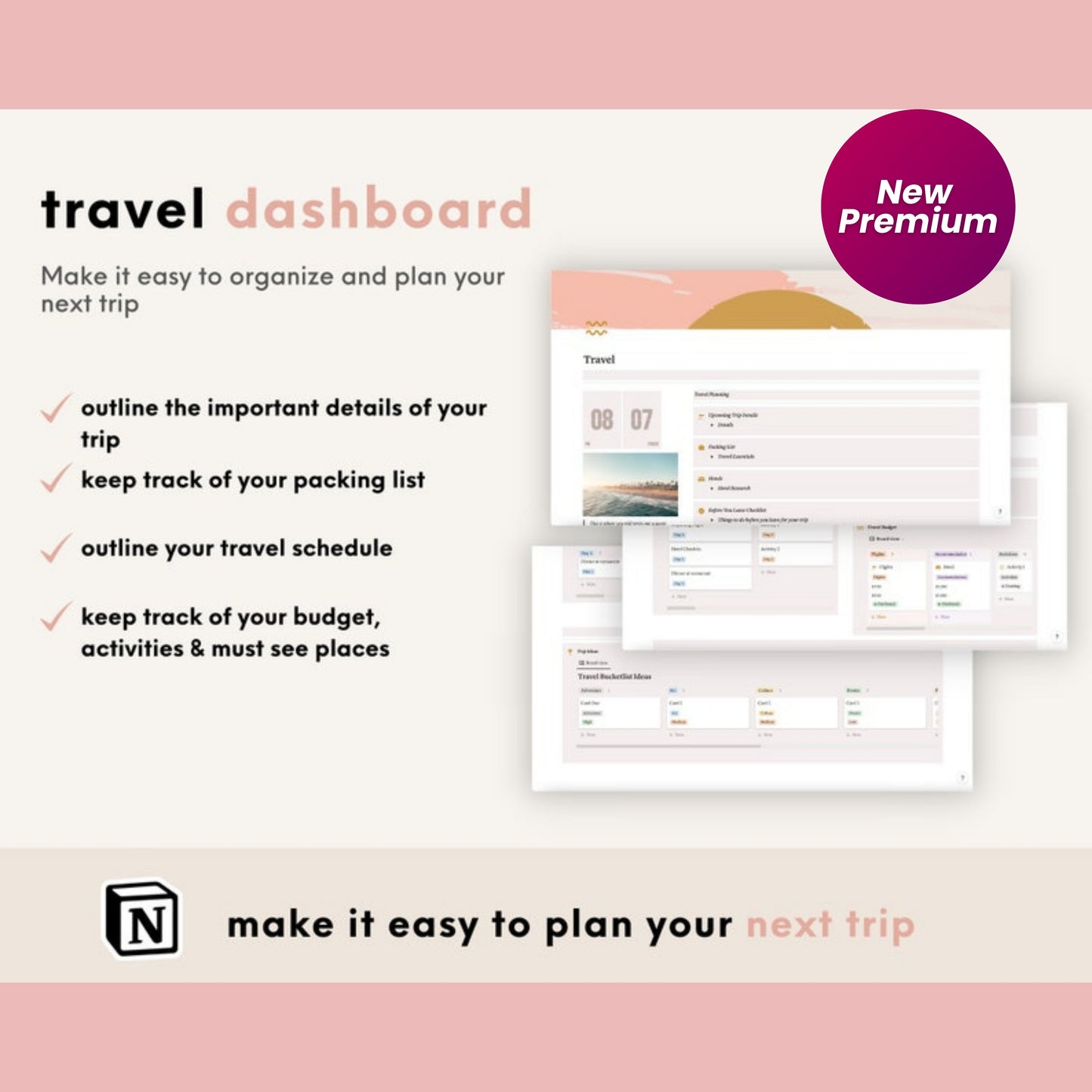 All-in-One Notion Life & Business Planner Template | Solopreneur Dashboard for Freelancers & Small Businesses
