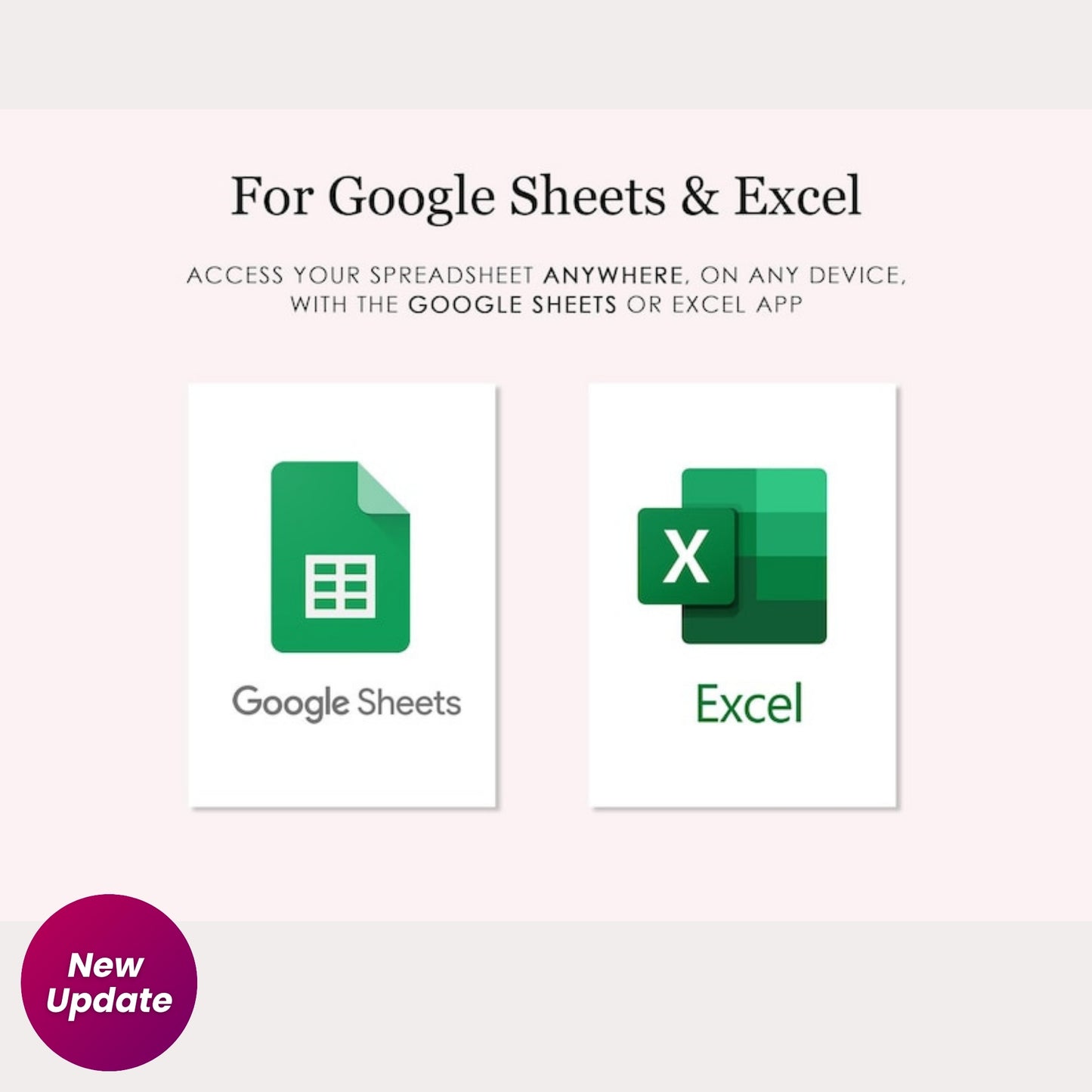 Wishlist and Conscious Purchase Tracker | Aesthetic Google Sheets & Excel Template | Shopping List & Expense Dashboard