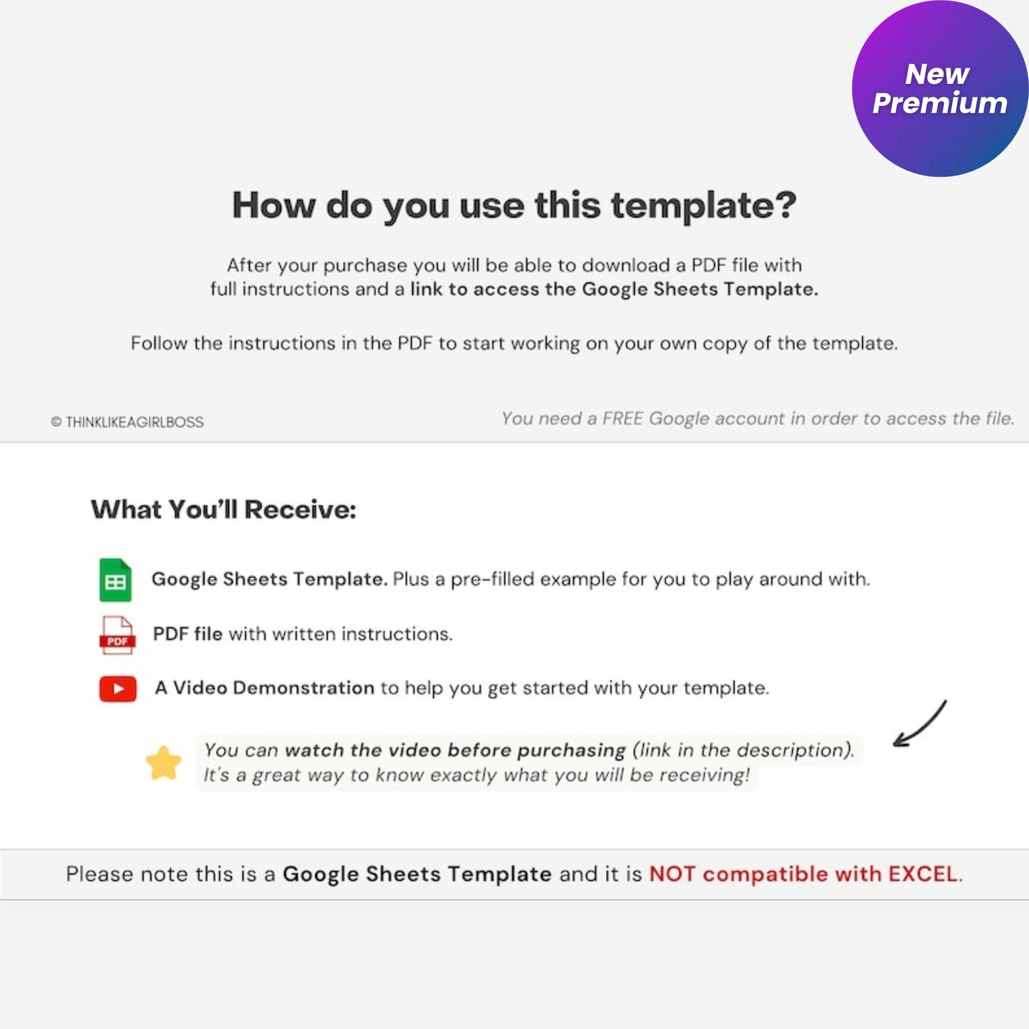 Annual Budget Spreadsheet | Google Sheets Budget Planner Template | Track Income, Savings, Debt & Monthly Expenses | Digital Financial Planner