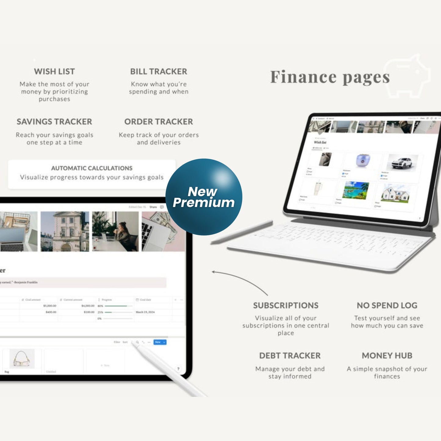 The Ultimate Notion Life Planner – Digital Notion Template with Light & Dark Themes, Aesthetic Dashboard, Daily Weekly Monthly Pages