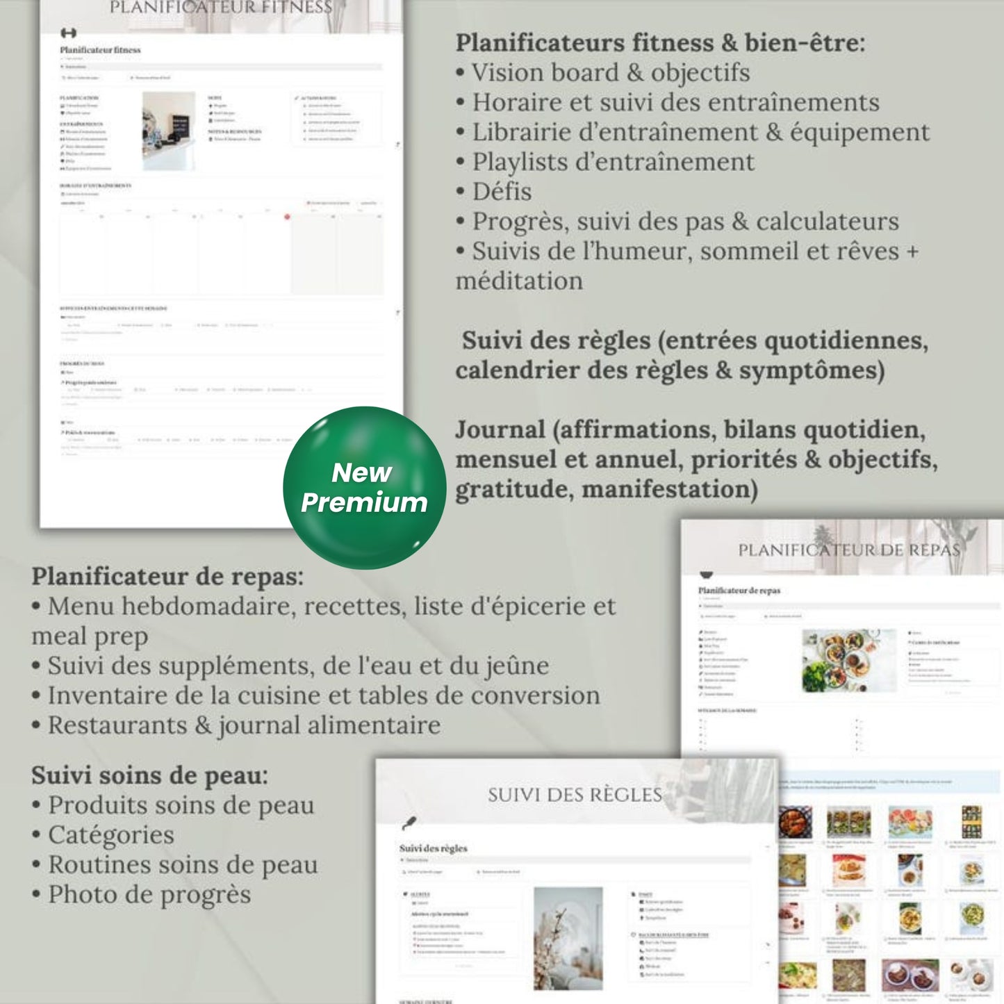 Ultimate Life Planner Notion Template | Personal Life Dashboard in French | Second Brain System | All-in-One Digital Organizer Notion FR
