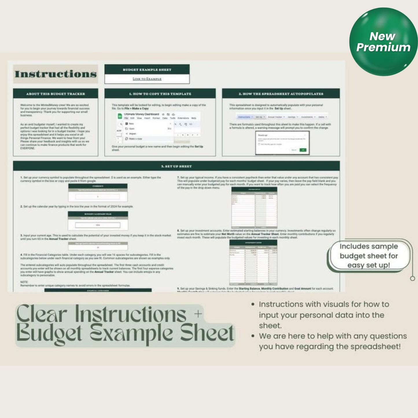 Annual Budget & Goal Tracker for Credit Card Users – Google Sheets Template with How-To Video