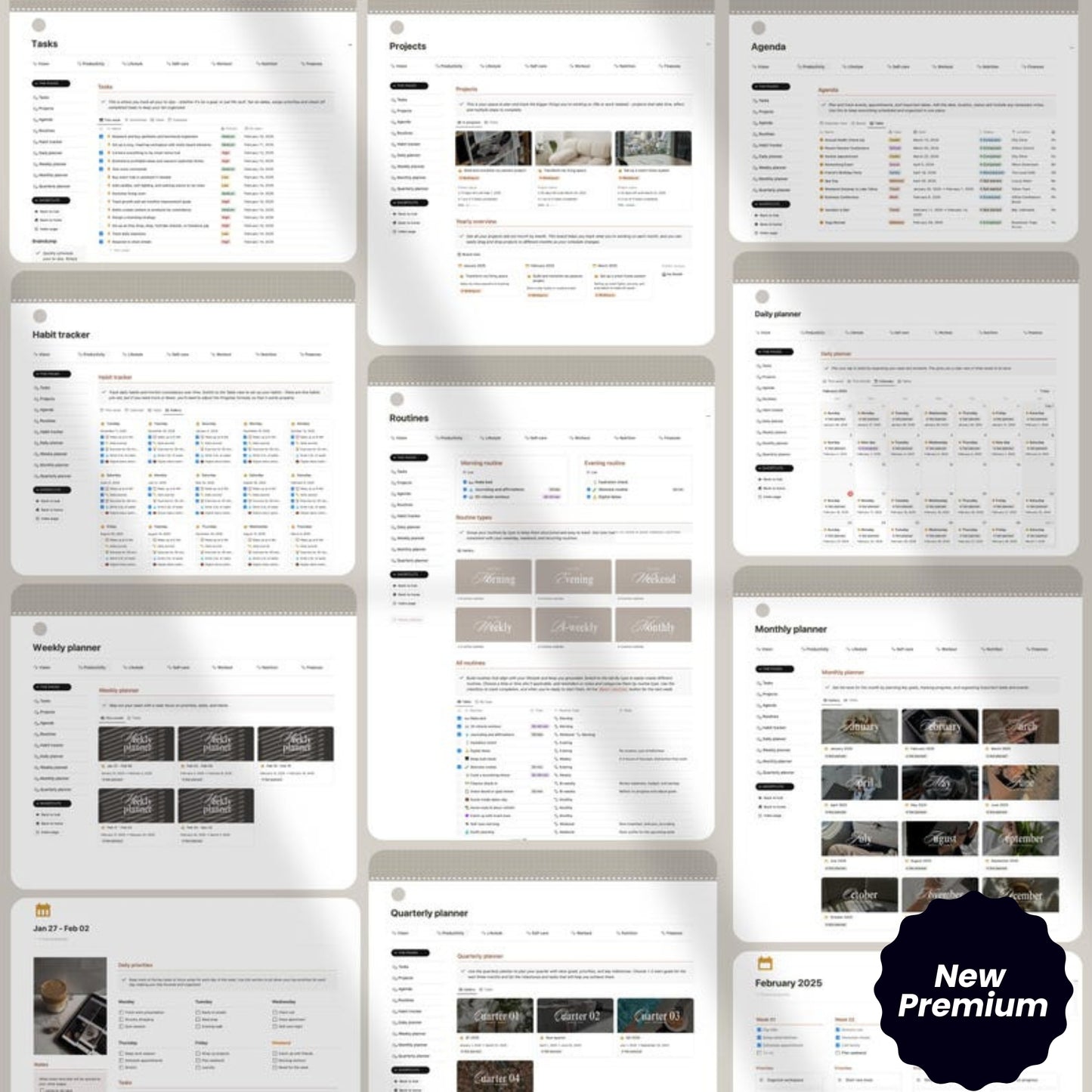 Ultimate Notion Life Planner Template | Aesthetic Second Brain Dashboard | 2025 Digital Life Planner