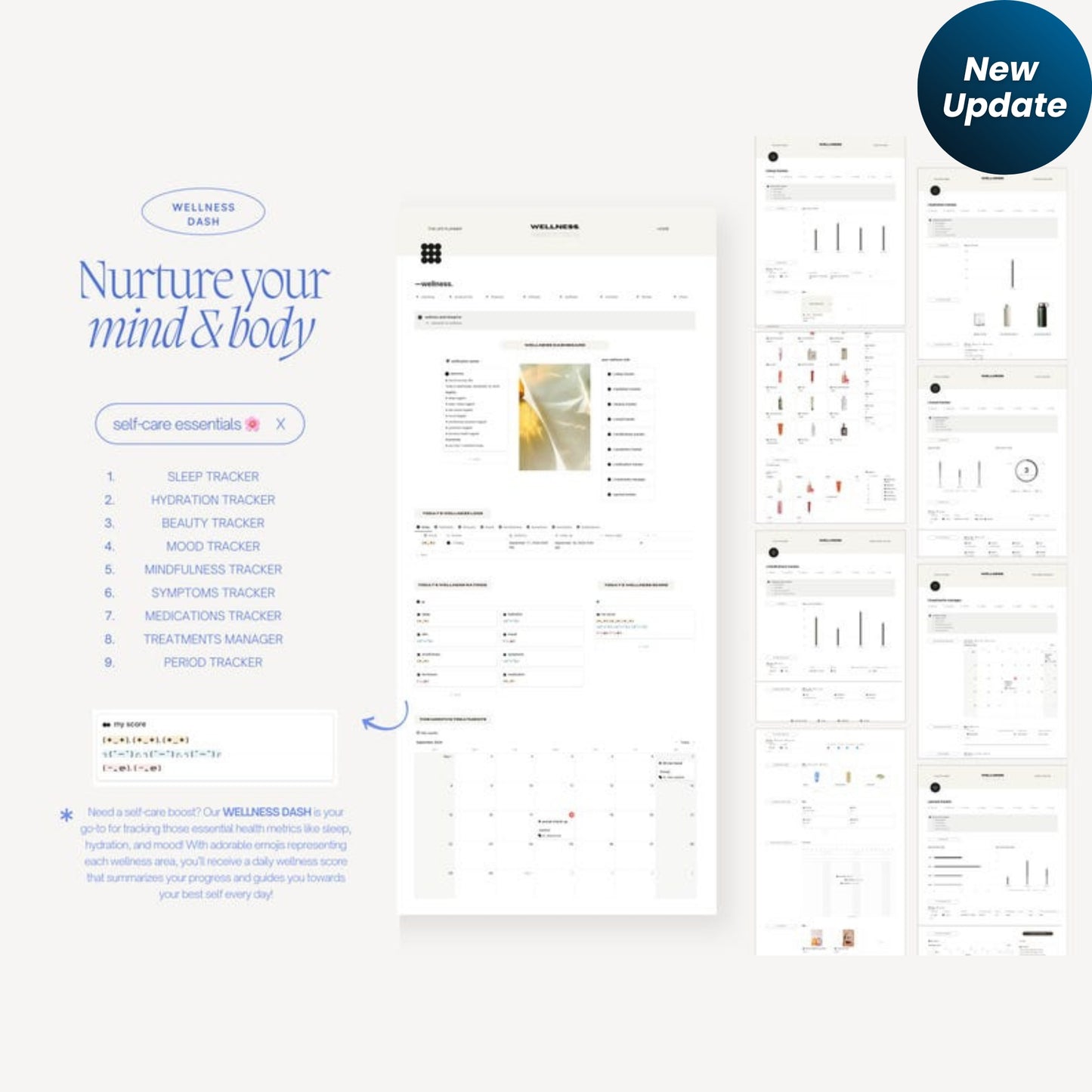 Ultimate Notion Life Planner+ (With Charts) | All-in-One Notion Dashboard | Aesthetic & ADHD-Friendly Digital Planner