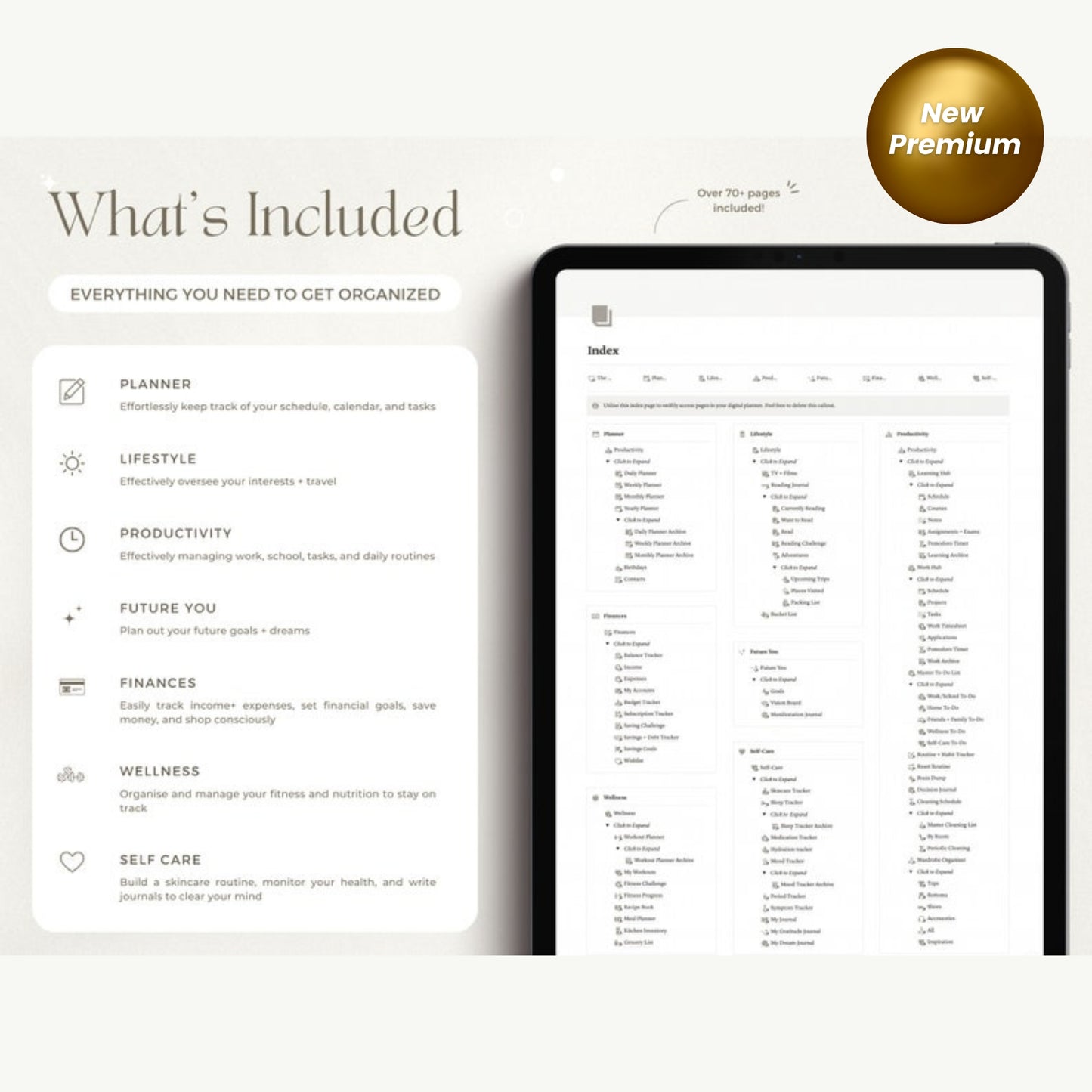 Ultimate Notion Life Planner | 2024 Notion Dashboard | Aesthetic All-in-One Notion Template | ADHD-Friendly Notion Budget & Calendar