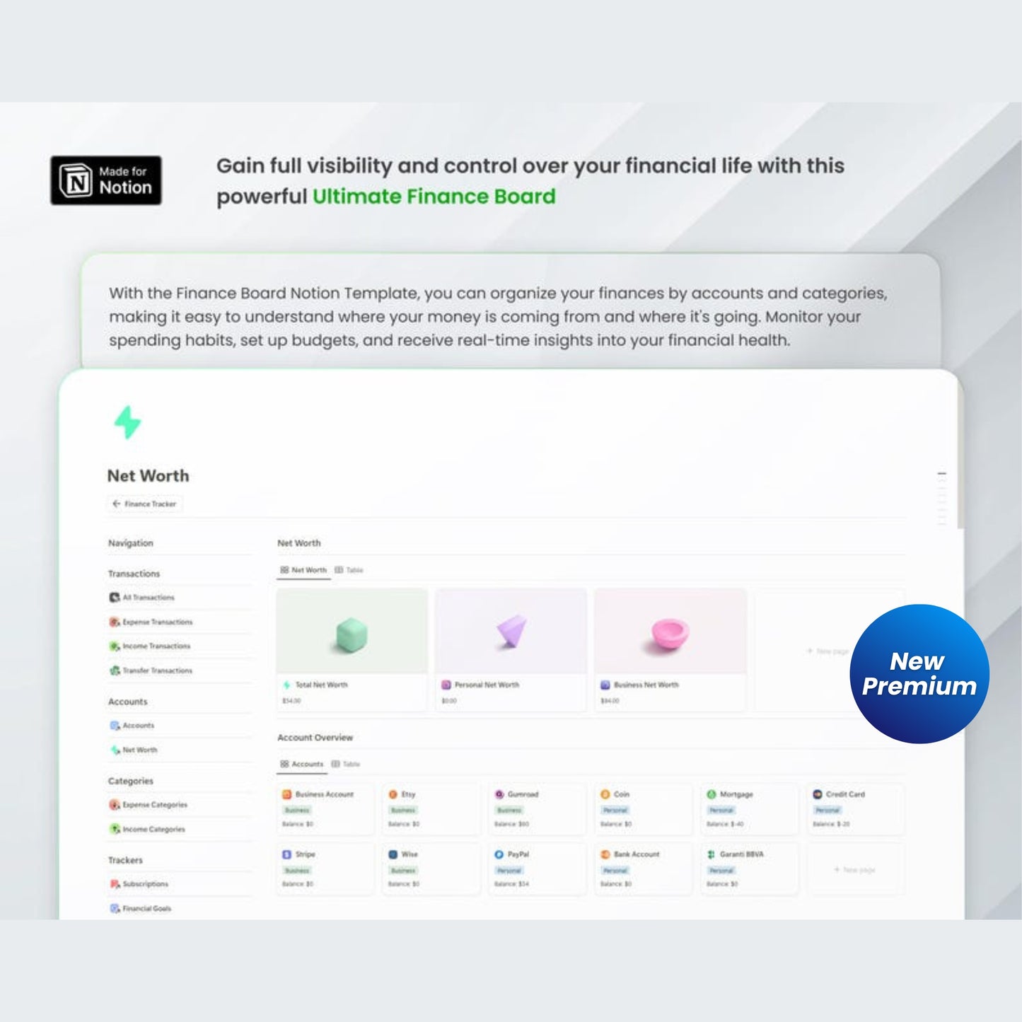 Notion Finance Tracker Template 2025 | Budget Planner, Expense Log, Income & Debt Tracker | All-in-One Personal Finance Dashboard
