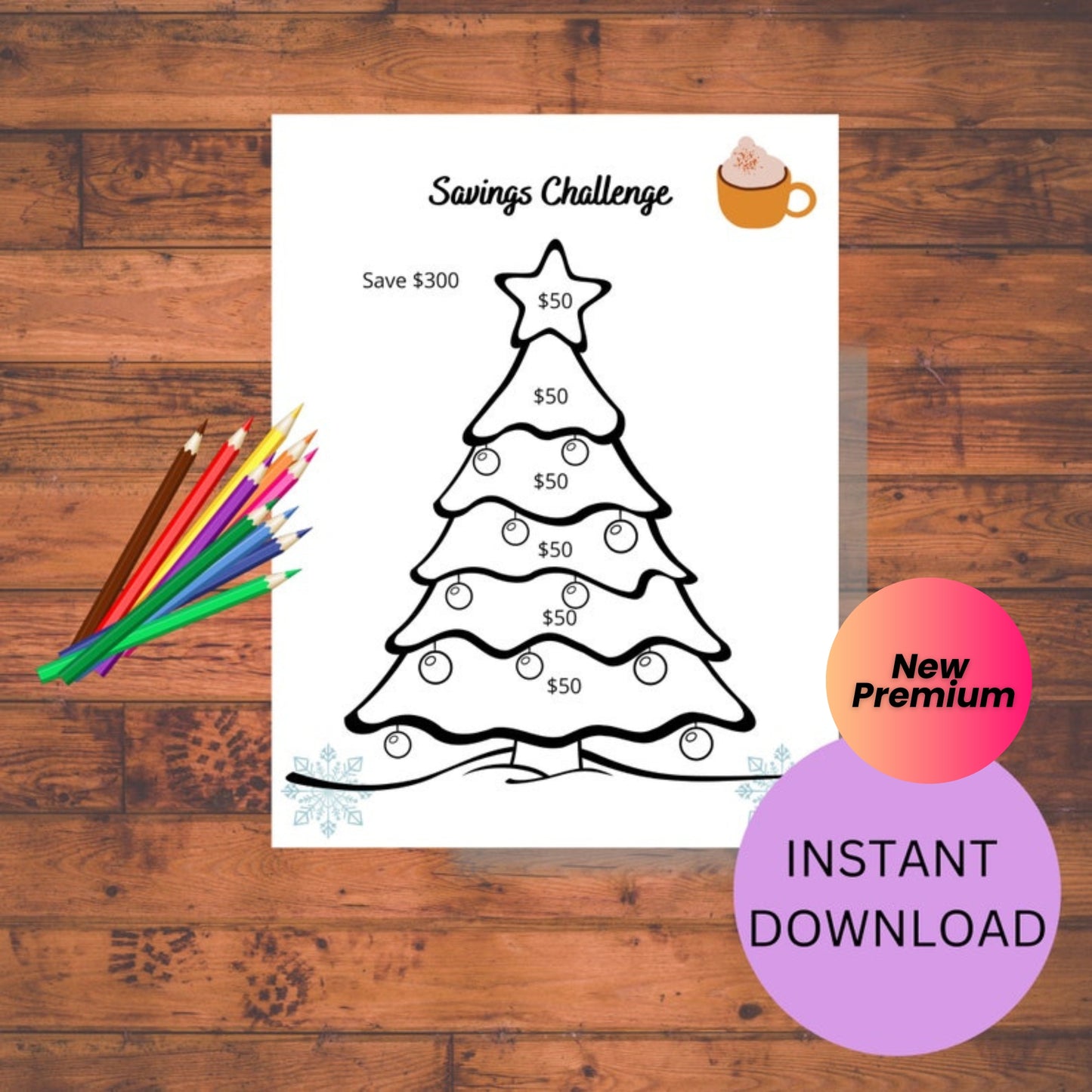 Mini Budget Challenge | ADHD Friendly Savings Goal Tracker | A6 Cash Envelope Inserts | Sinking Fund Tracker | Budget Binder Printables | Digital Download