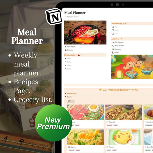 Studio Ghibli Aesthetic Notion Life Planner 2024 – Anime Themed Digital Personal Planner Template