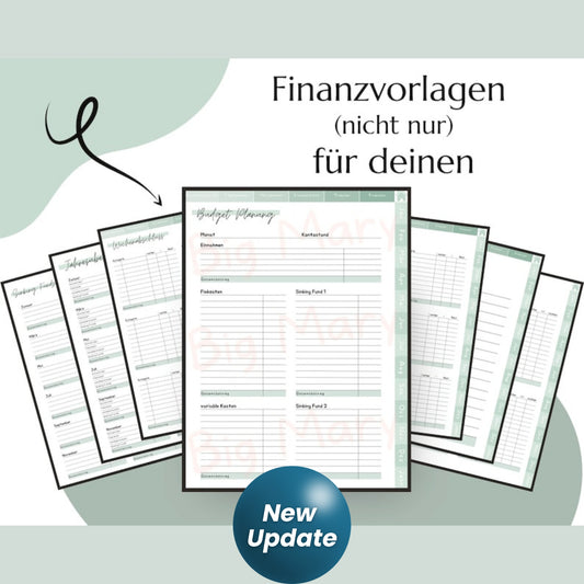 Timeless Budget Planner & Finance Templates Bundle | Bullet Journal, Savings Challenges & Games | Printable & Digital | PDF & ZIP Files