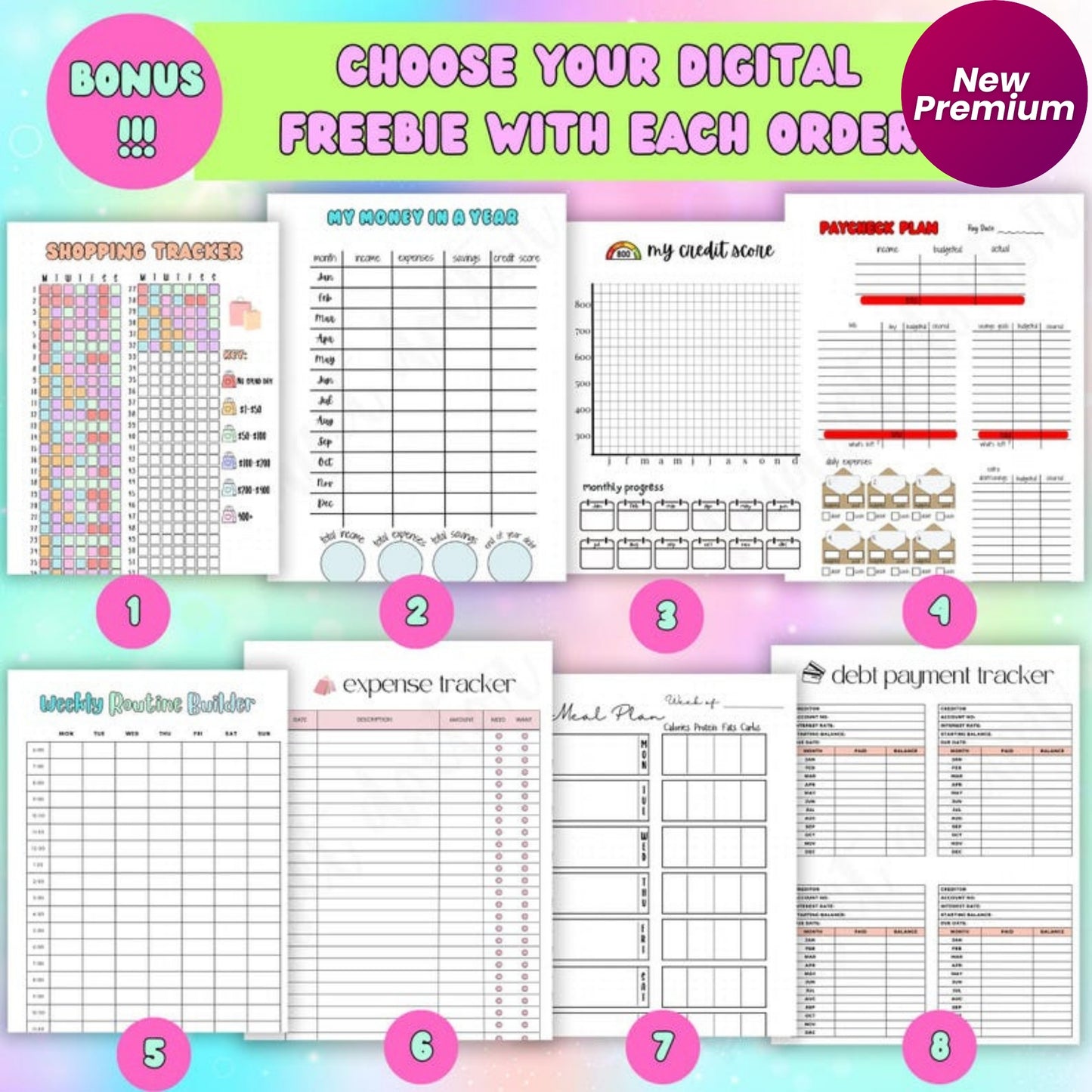 Personalized Custom Budget | 3-Month Budget Plan with Paycheck Schedules, ADHD-Friendly Goals & Savings Tracker