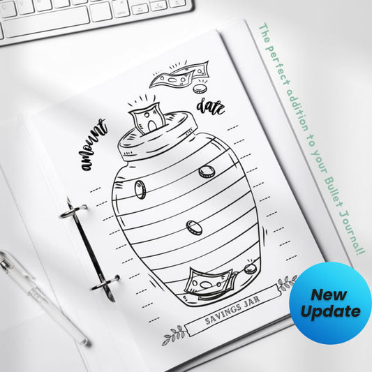 Printable Finance Trackers Bundle | Budget Planner Binder | Editable Finance Planner Inserts | Expense Log | Savings Games | Bujo Templates