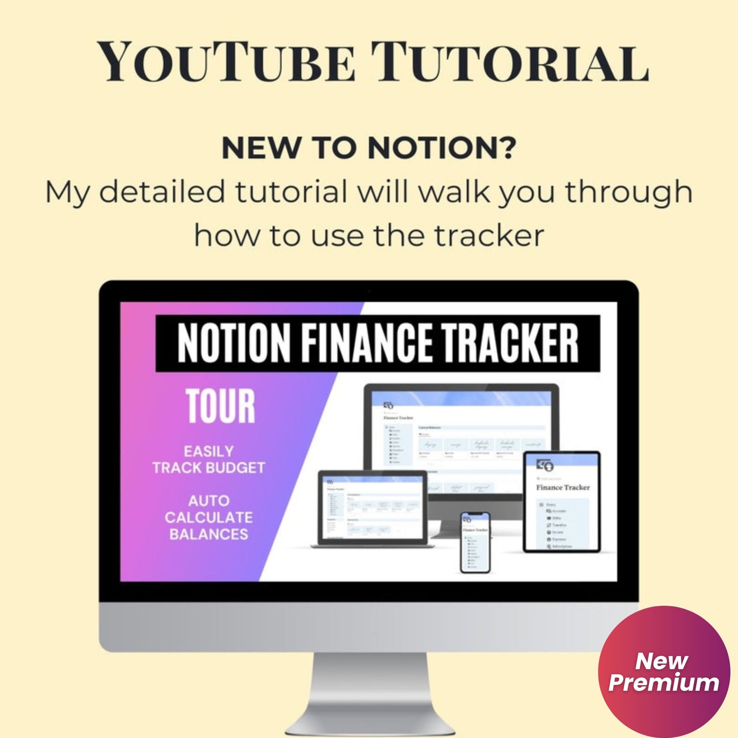 Notion Budget Tracker Template | Digital Finance Planner for Personal, Couple & Household Expenses