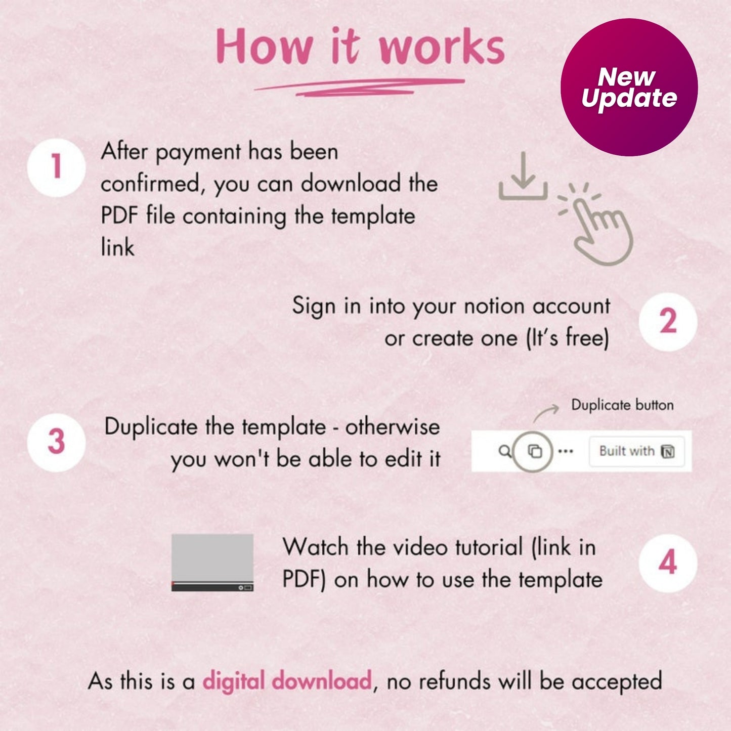 2025 Notion Life Planner – Pink All-in-One Notion Template | Girl Aesthetic Dashboard | Ultimate Digital Notion Planner