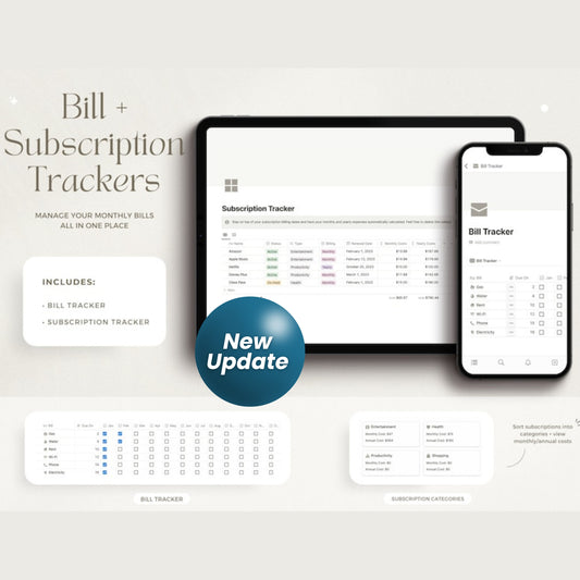 Notion Finance Template | Monthly Budget & Paycheck Planner | Minimal Notion Dashboard
