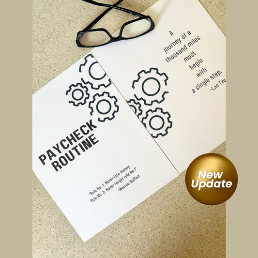 2025 Complete Paycheck Routine For Him | 14 Page Budget Packet | Instant Download