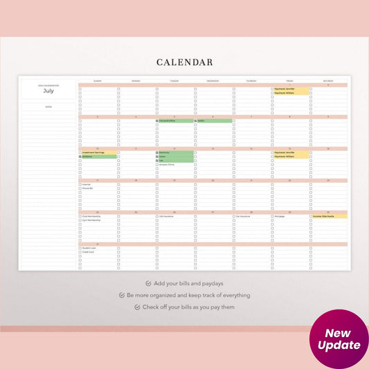 Annual Budget Spreadsheet for Google Sheets | Budget Planner & Personal Finance Tracker | Yearly Budget Template