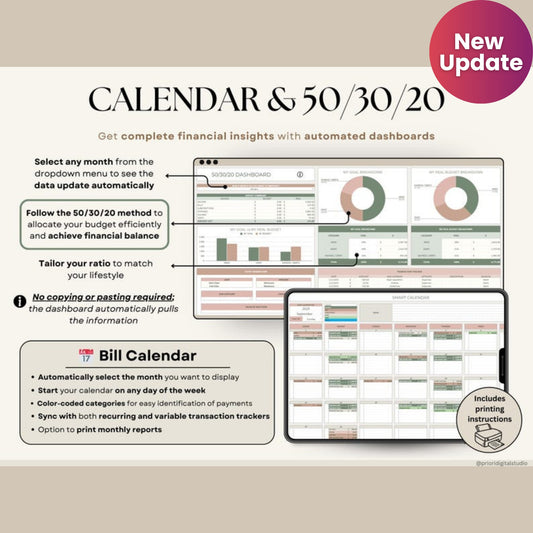Ultimate Annual Budget Spreadsheet | Excel & Google Sheets | Monthly Budget Tracker, Bill & Debt Tracker, Financial Planner