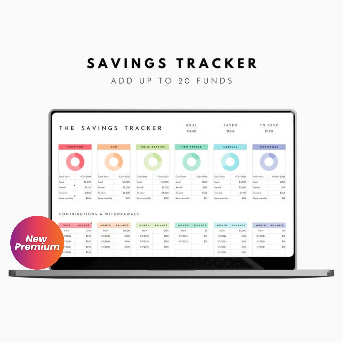 Personal Finance Spreadsheet Bundle | Google Sheets Templates for Budgeting, Savings, Debt Payoff & Net Worth Tracking