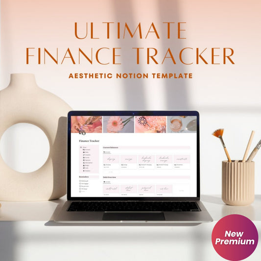 Notion Budget Tracker Template | Digital Finance Planner for Personal, Couple & Household Expenses