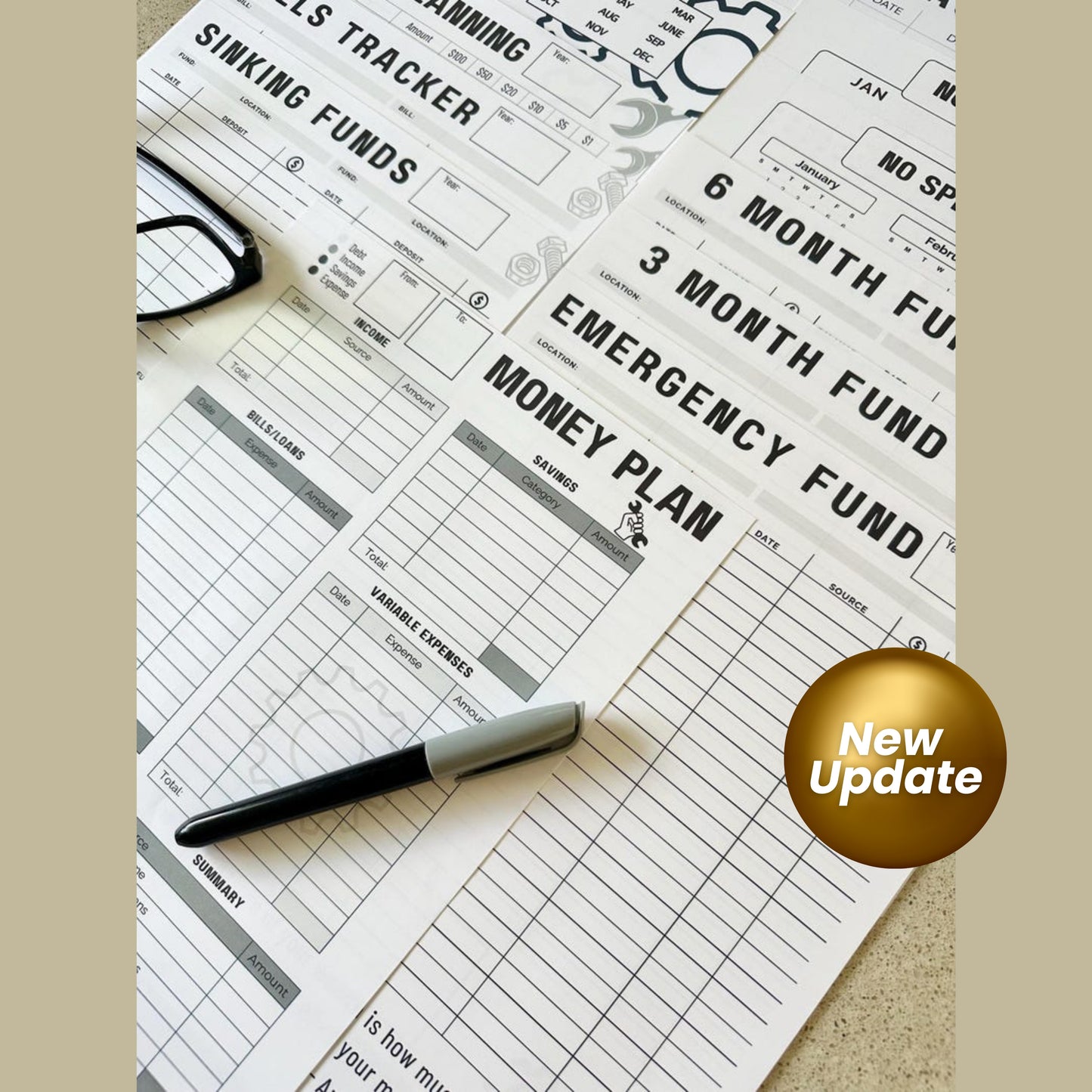 2025 Complete Paycheck Routine For Him | 14 Page Budget Packet | Instant Download