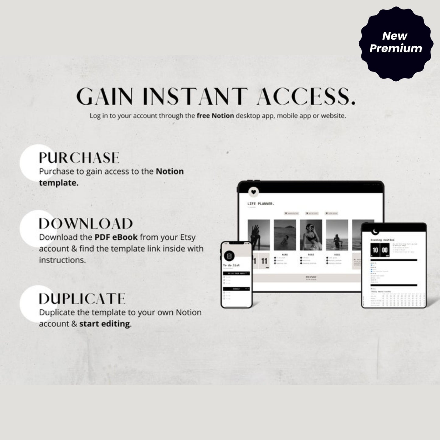 Notion Life Planner Template – All-in-One Dashboard for Fitness, Nutrition, Finance & Routines
