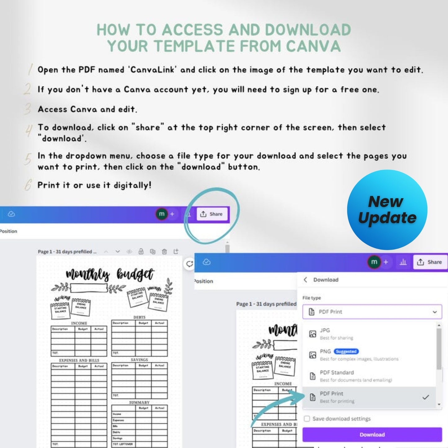 Printable Finance Trackers Bundle | Budget Planner Binder | Editable Finance Planner Inserts | Expense Log | Savings Games | Bujo Templates