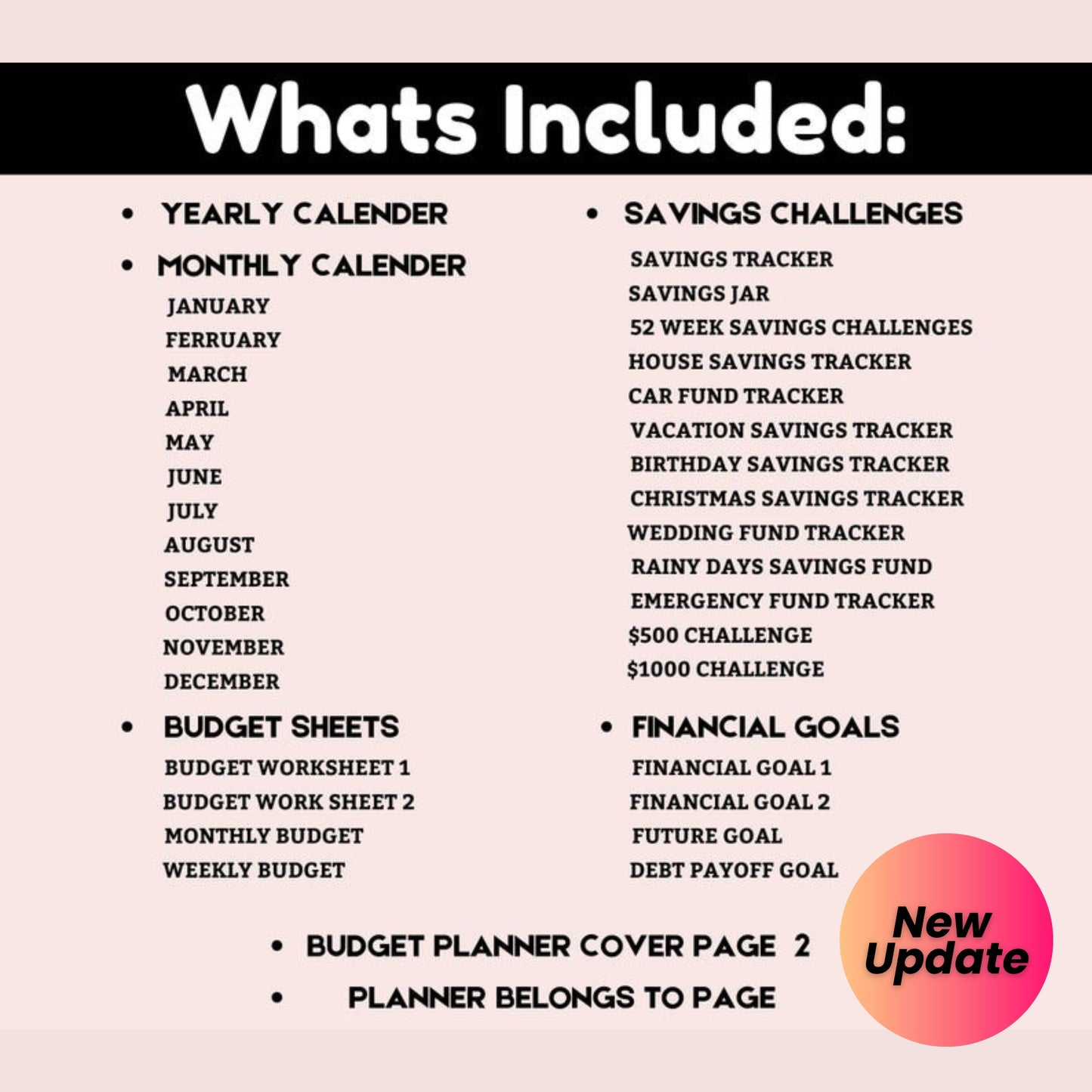 2025 Budget Finance Planner Bundle Printable | Digital Weekly Budget Planner | Financial Organizer & Budget Binder | A4 & A5 PDF