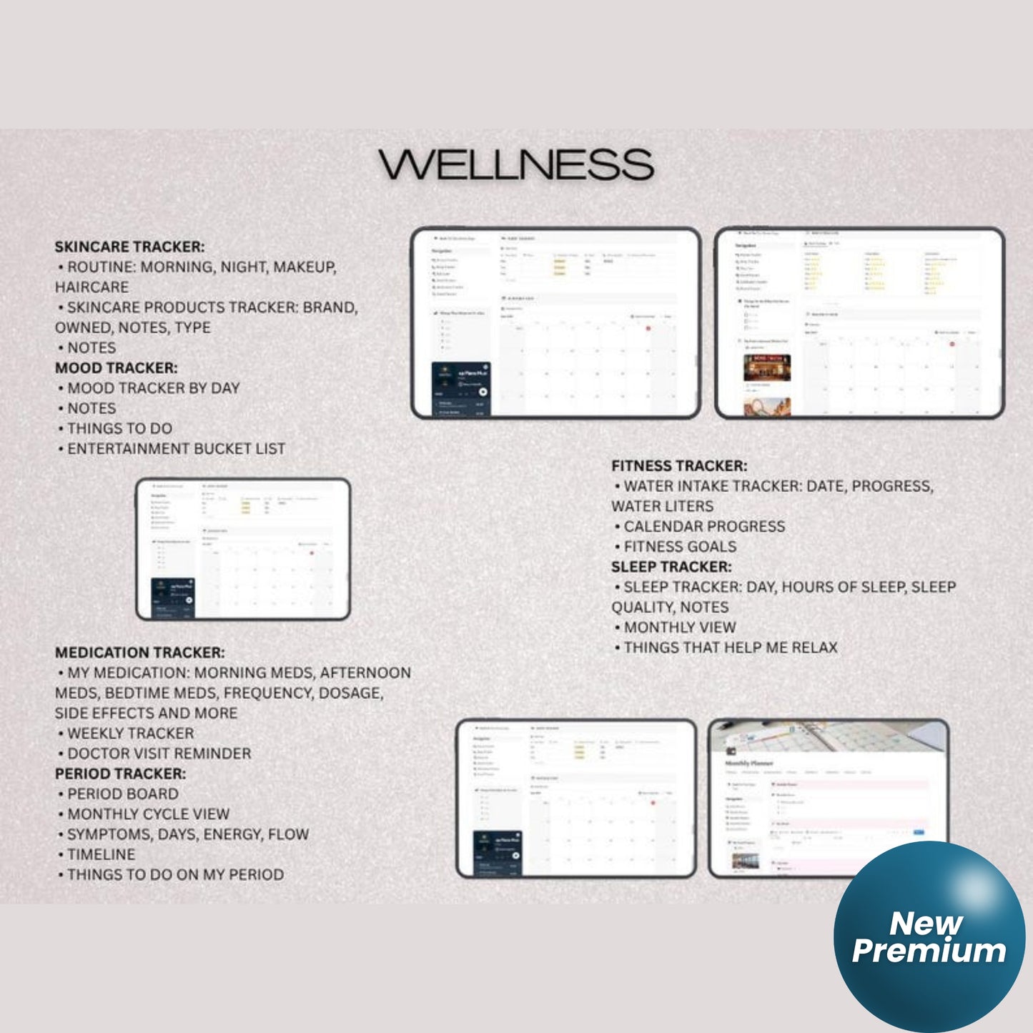 Ultimate Notion Life Planner | All-In-One Aesthetic Notion Template | Light Mode | Student, Wellness, Goals, Finance & More