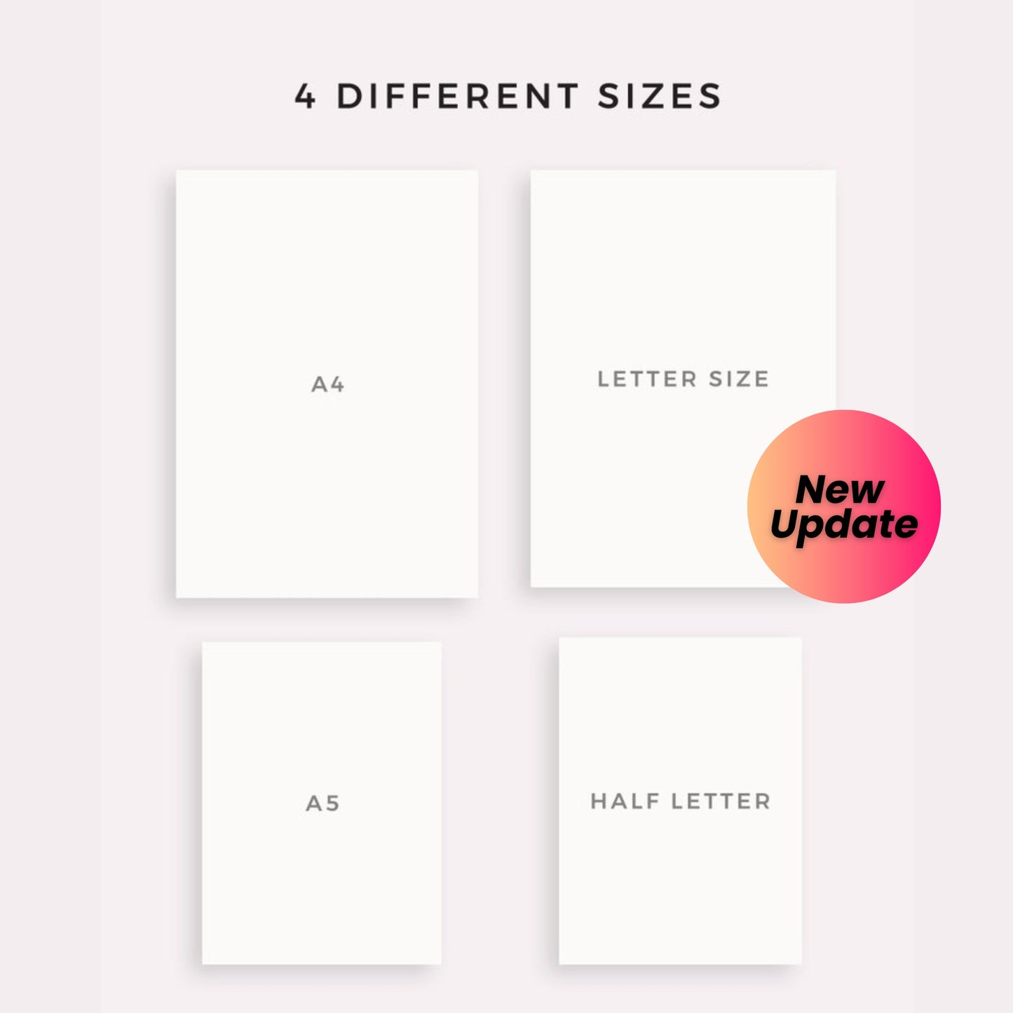 My Goal Printable Planner - Life, Fitness, Career, Finance, Relationships, Fun & Hobbies Goals - A4 A5 Letter Half Size PDF