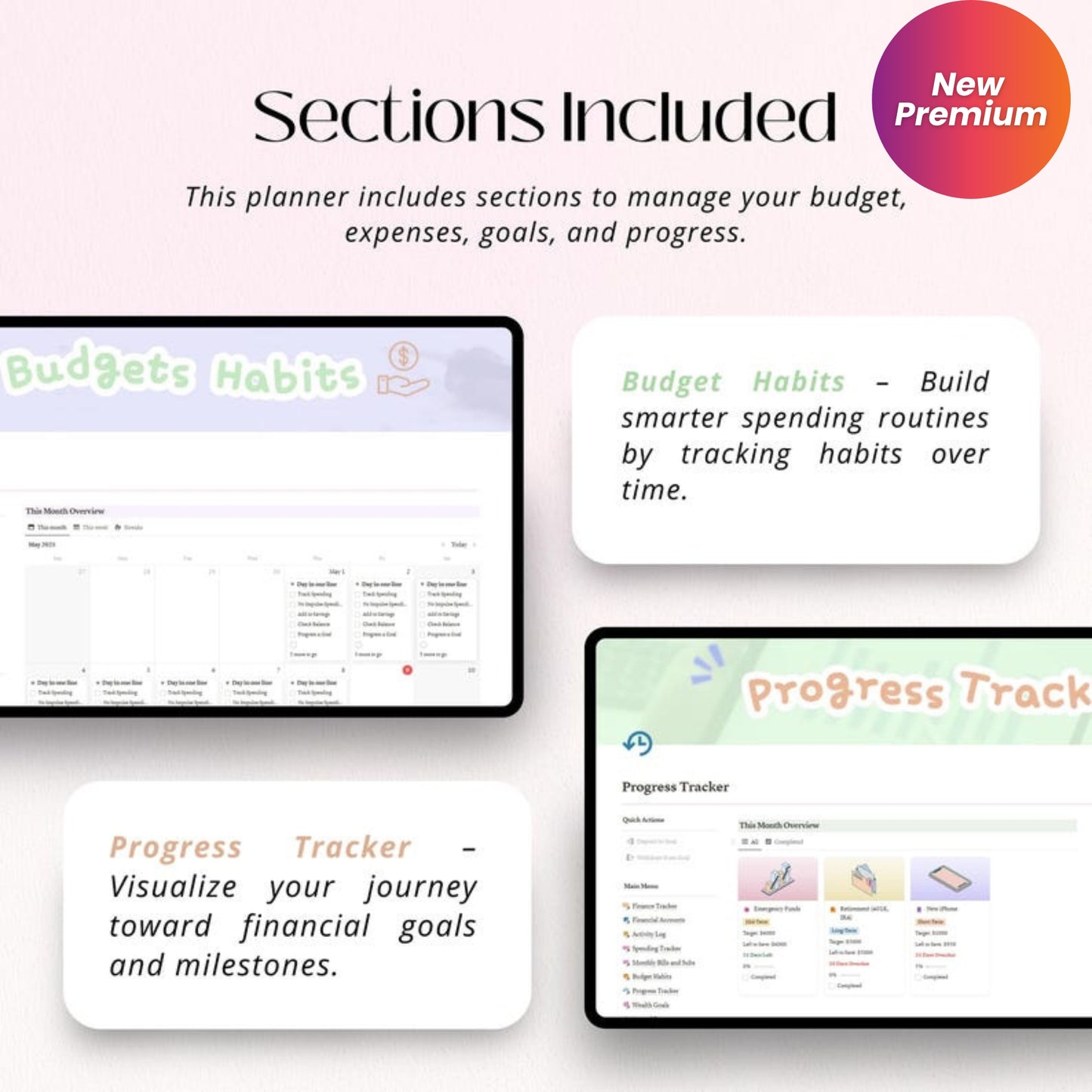 Personal Finance Notion Template | Budget Tracker & Expense Log | All-in-One Financial Planning Dashboard