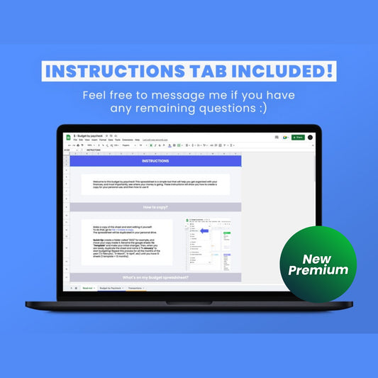 Budget by Paycheck Spreadsheet | Weekly Budget Dashboard | Personal Finance Tracker | Google Sheets Budget Template