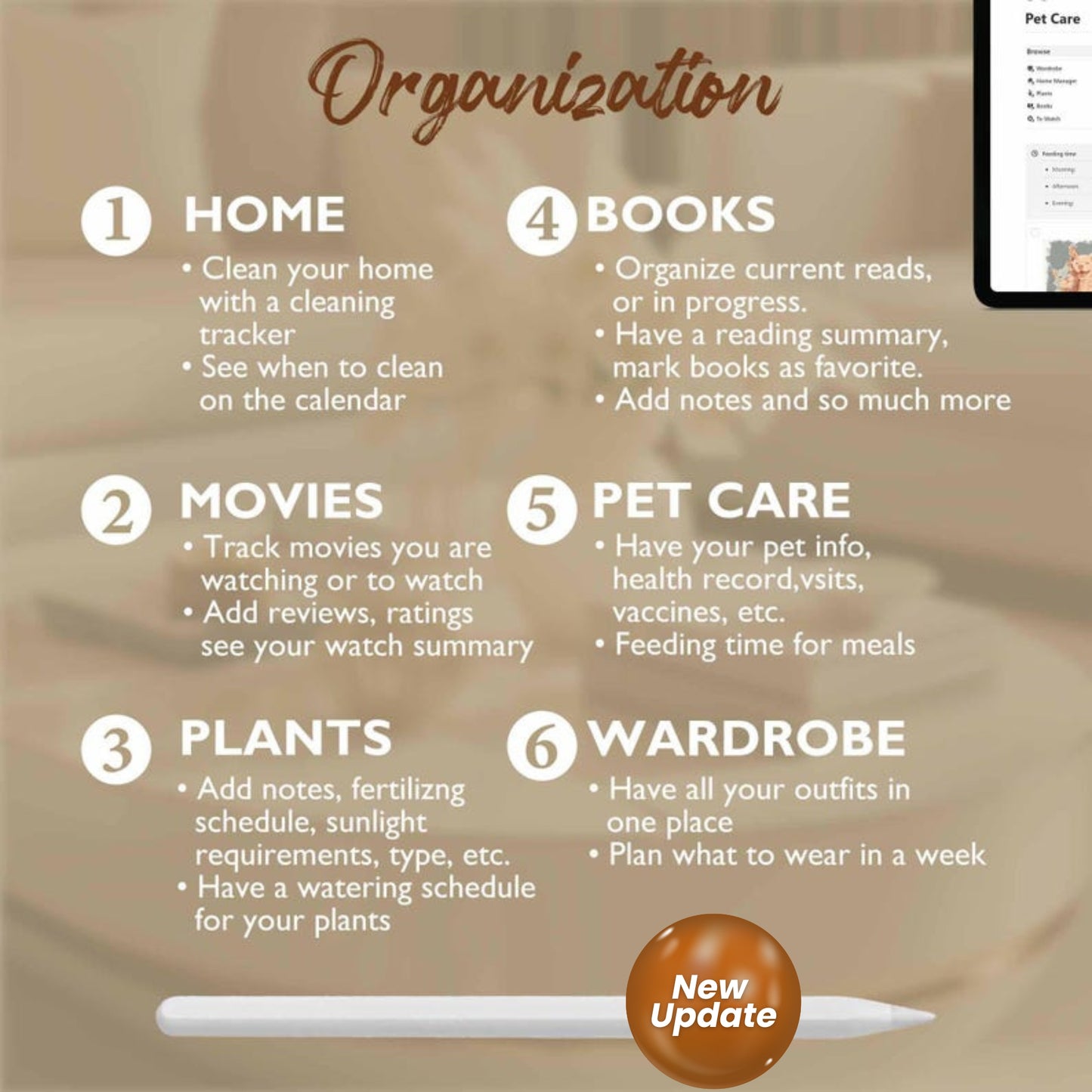 2025 Notion Life Planner | All-In-One Aesthetic Notion Dashboard Template | Ultimate Digital Organizer
