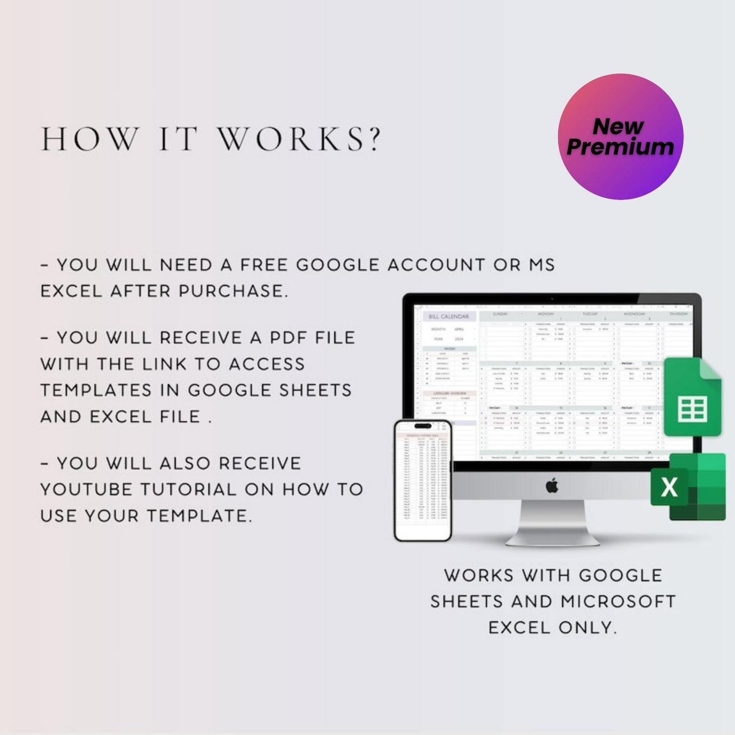 Budget Tracker Google Sheets and Excel | Digital Budget Planner | Bill Calendar | Monthly Budget Spreadsheet Template | Finance Tracker