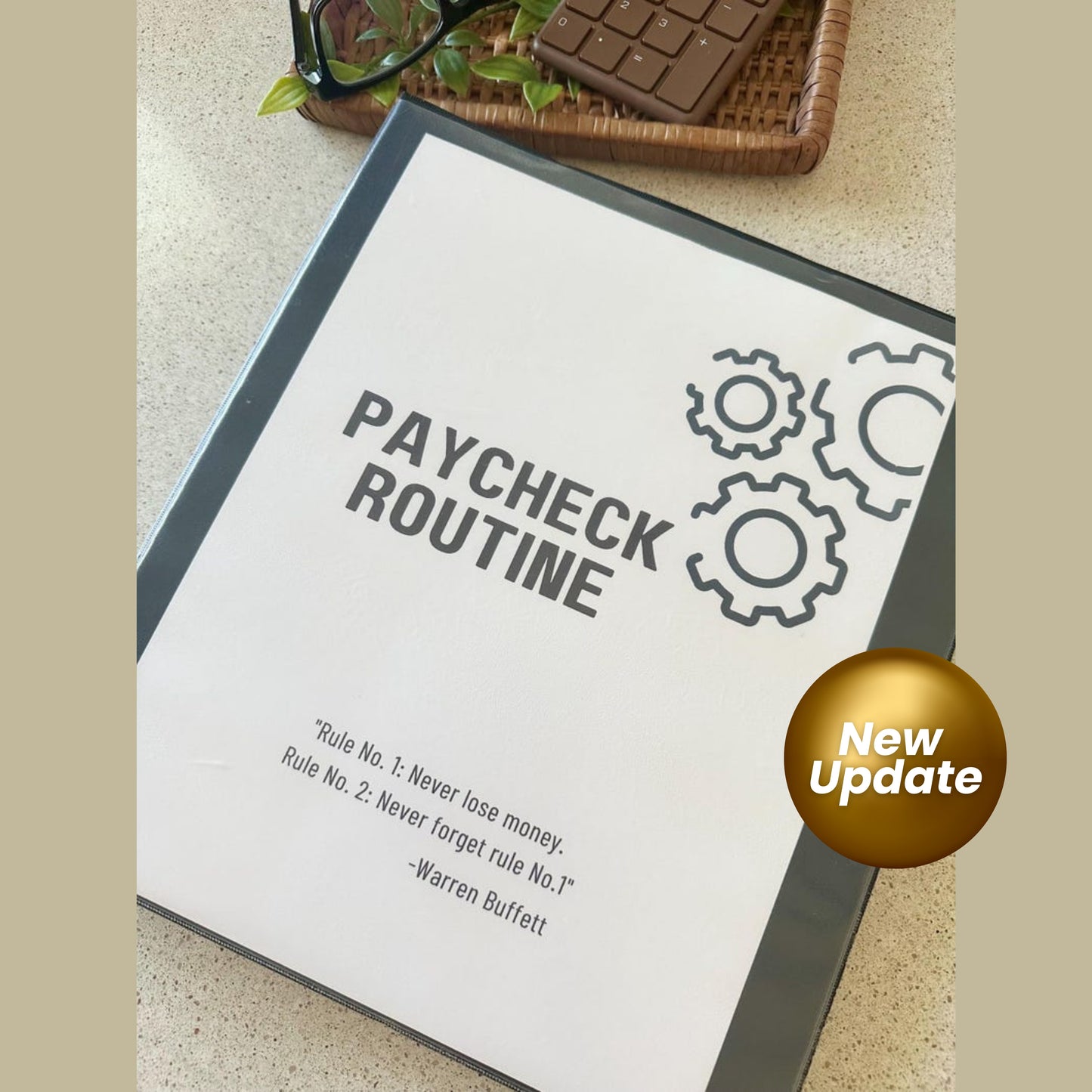 2025 Complete Paycheck Routine For Him | 14 Page Budget Packet | Instant Download