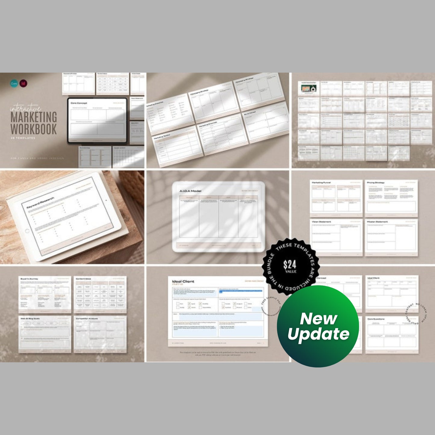 650+ Financial Coaching Canva Templates Bundle | Financial Freedom Digital Course, Workbooks & Social Media Templates | With Real Content