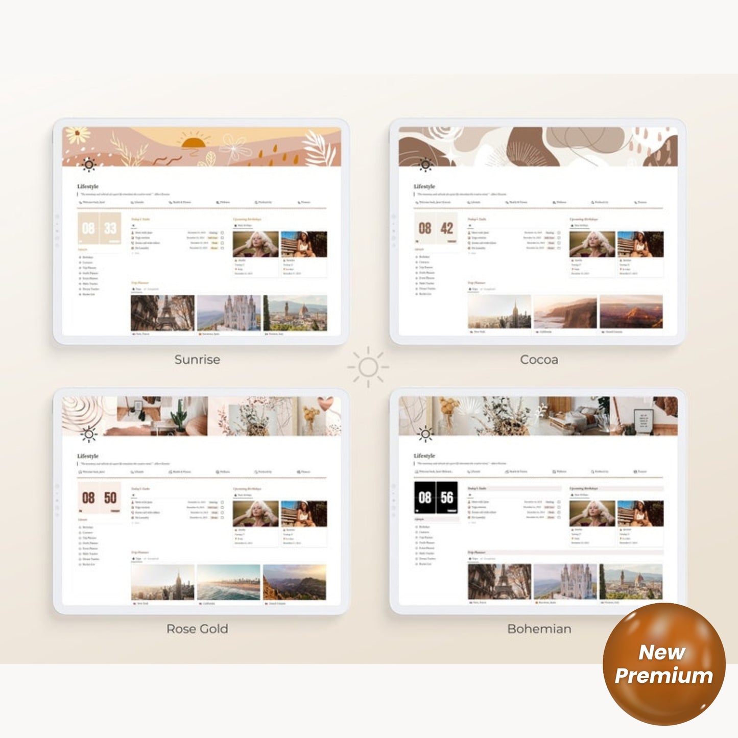 Notion Template Personal Planner | All-in-One Life Dashboard | Daily, Health, Finance & Productivity Organizer
