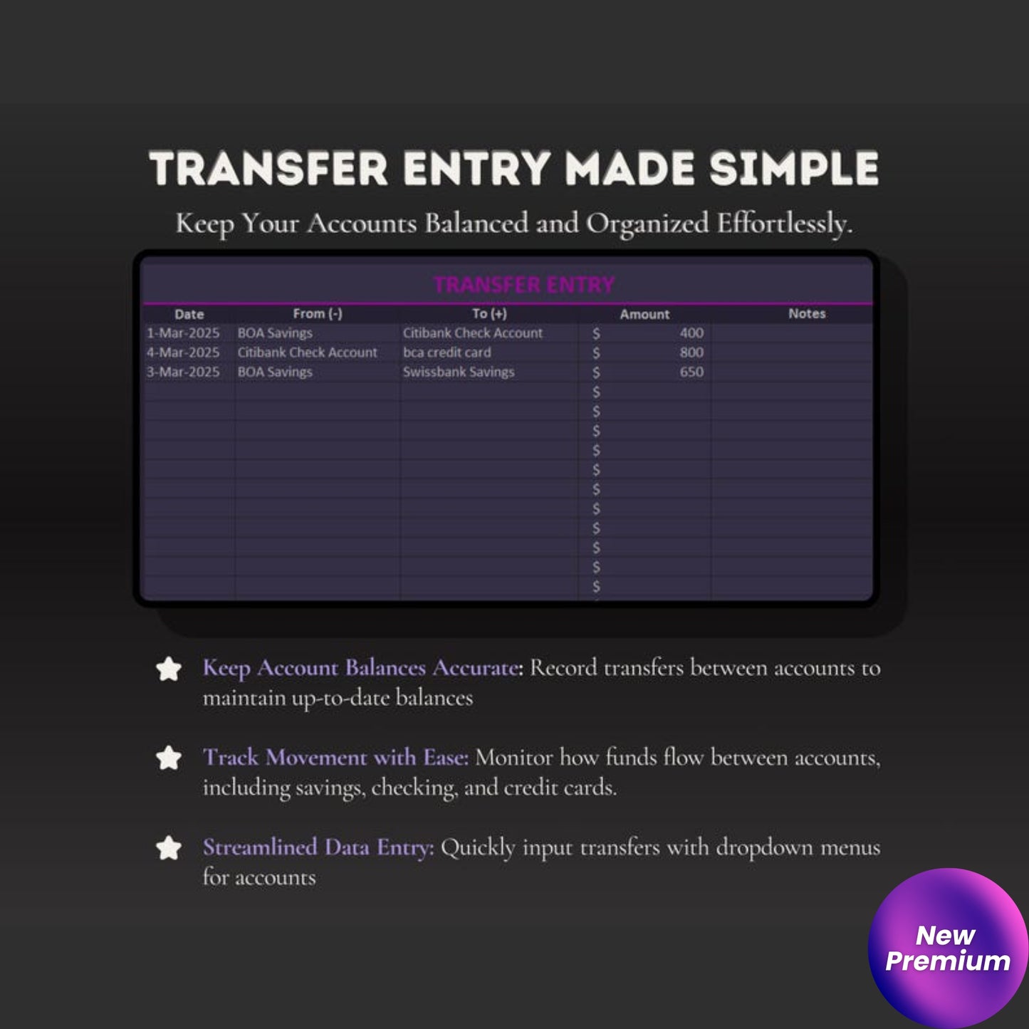 Simple Budget Planner Spreadsheet | Income & Expense Tracker | Google Sheets & Excel | Dashboard, Savings & Debt Tracker