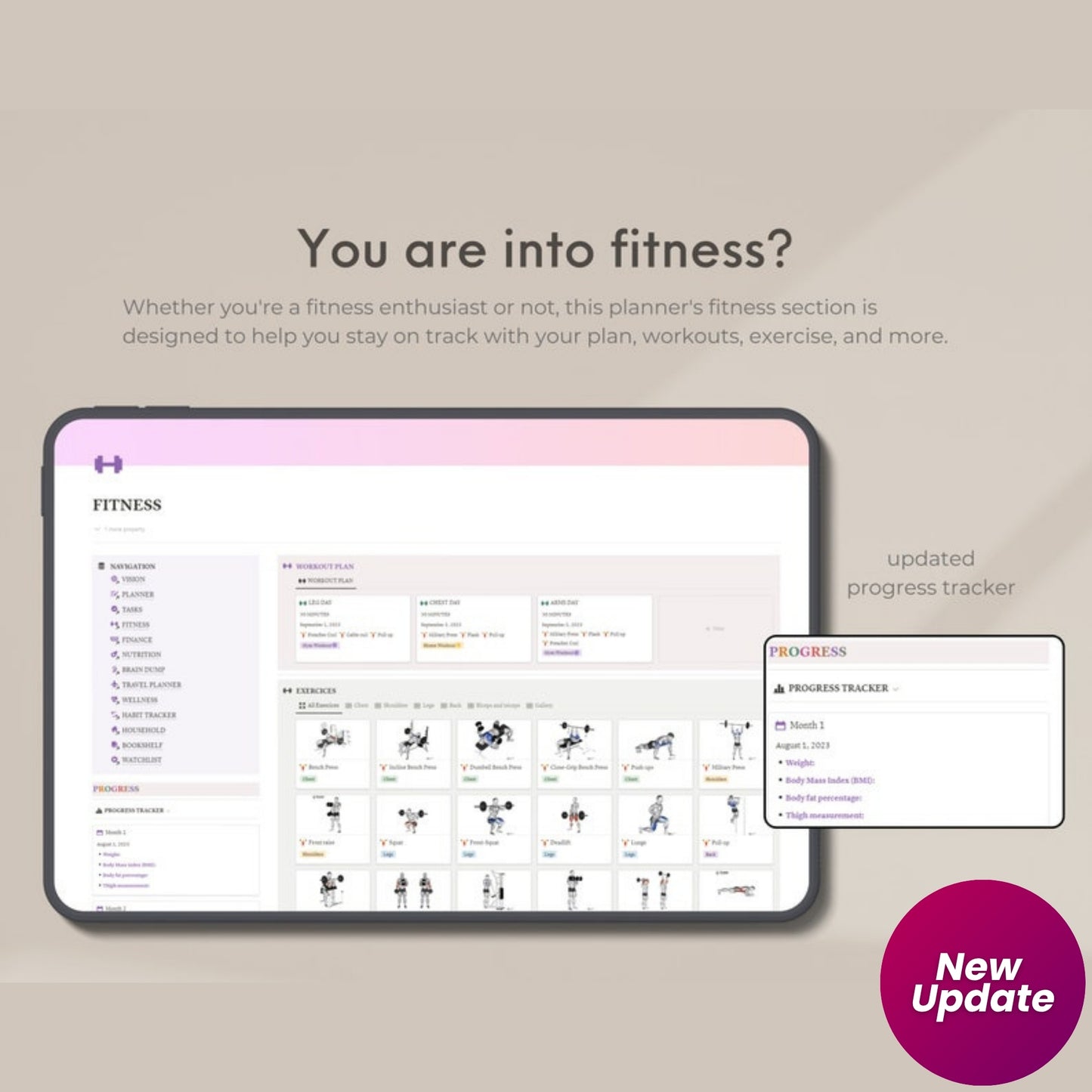ADHD Notion Planner Template | Digital ADHD Life Planner for Adults | Focus, Self Care & Productivity Dashboard | Editable ADHD Planner for Notion