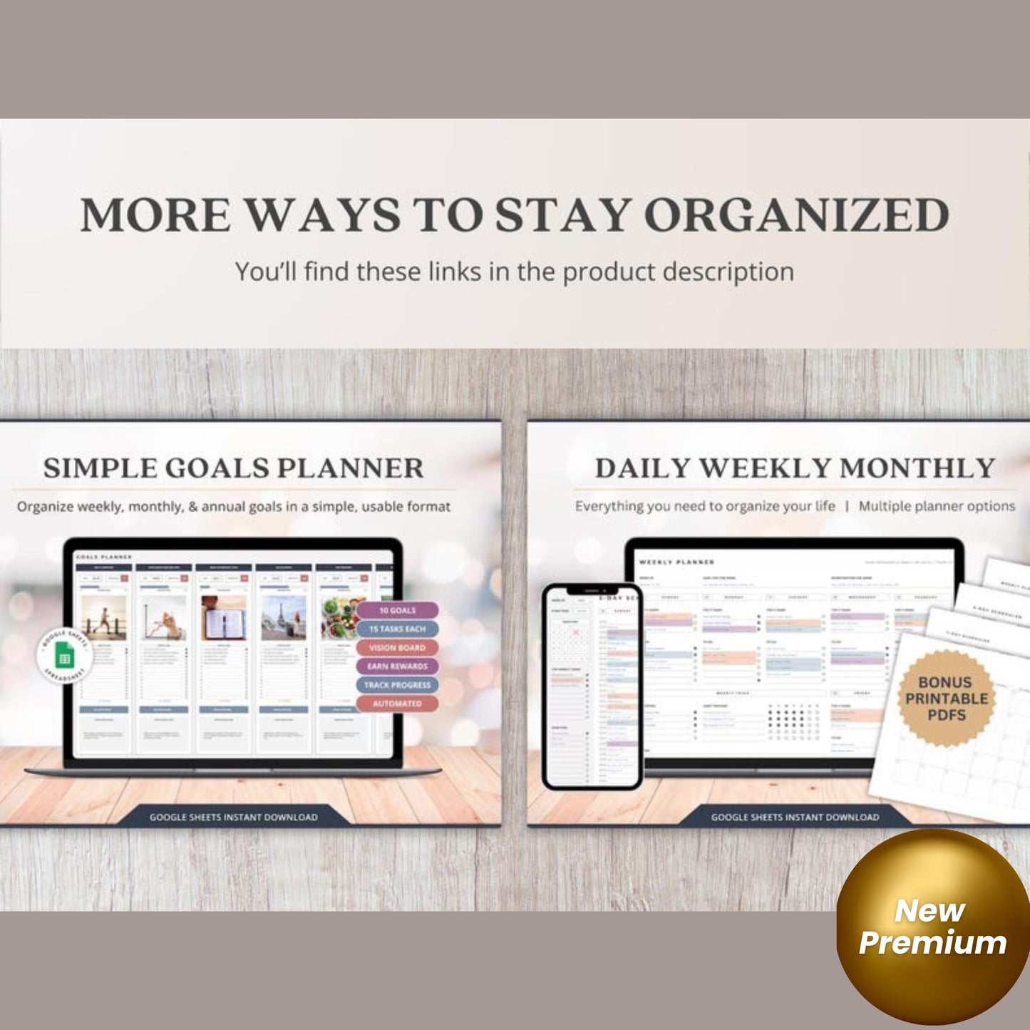 Simple Budget Spreadsheet – Google Sheets Monthly Budget Planner with Income, Debt & Expense Tracker | ADHD-Friendly Budgeting Tool with Guide