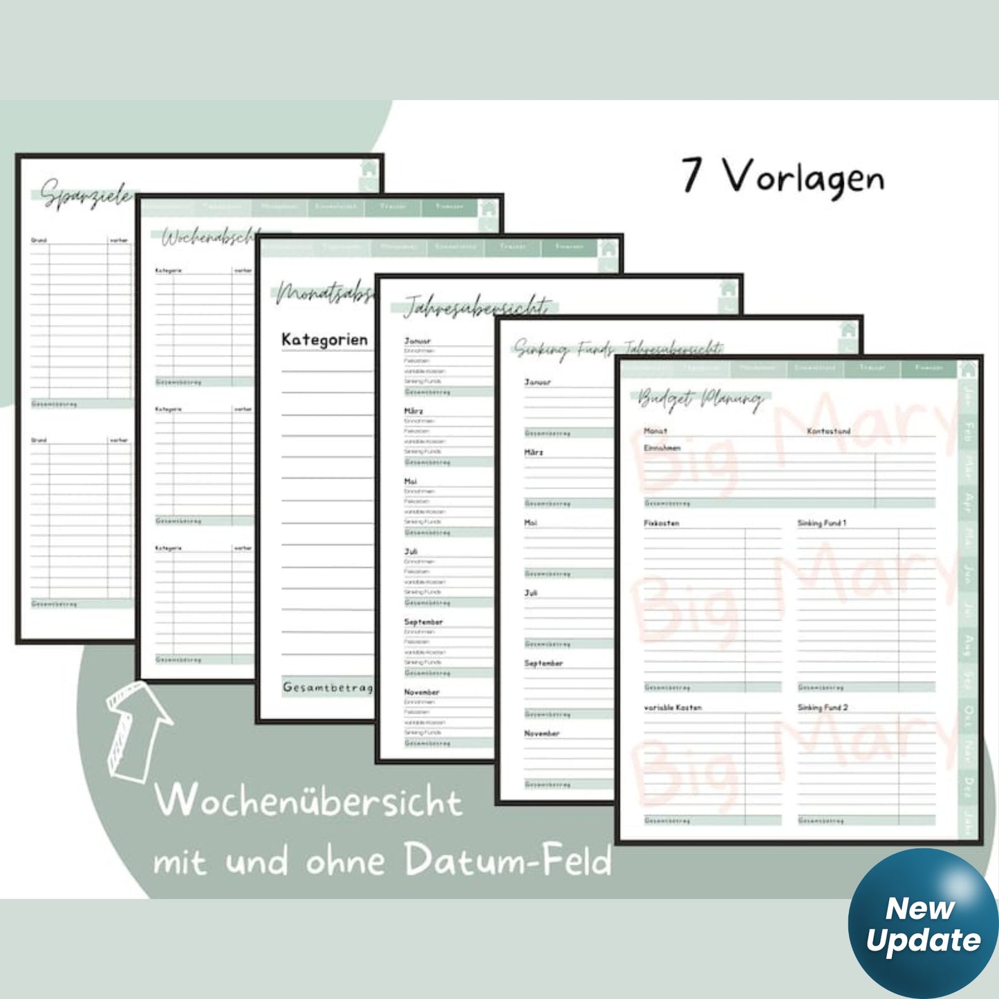 Timeless Budget Planner & Finance Templates Bundle | Bullet Journal, Savings Challenges & Games | Printable & Digital | PDF & ZIP Files