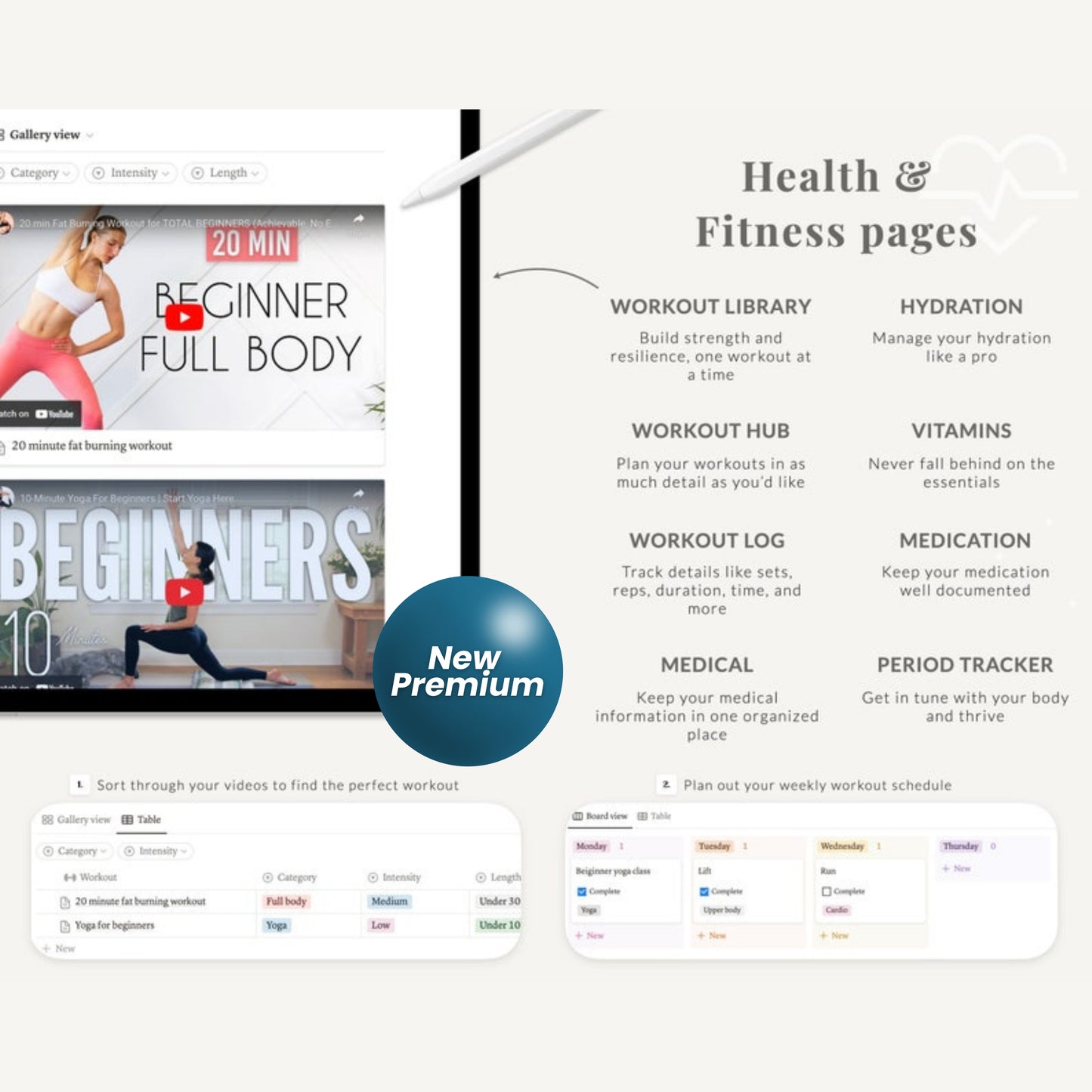 The Ultimate Notion Life Planner – Digital Notion Template with Light & Dark Themes, Aesthetic Dashboard, Daily Weekly Monthly Pages