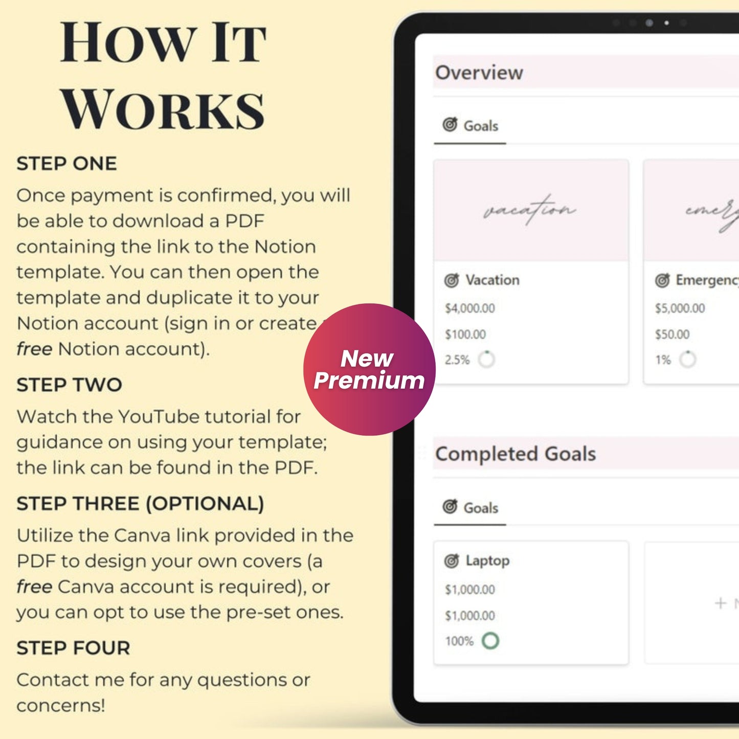 Notion Budget Tracker Template | Digital Finance Planner for Personal, Couple & Household Expenses